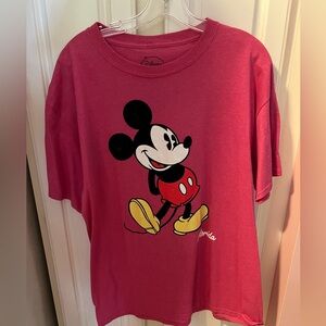 Disney adult Mickey Mouse T-Shirt (pink)